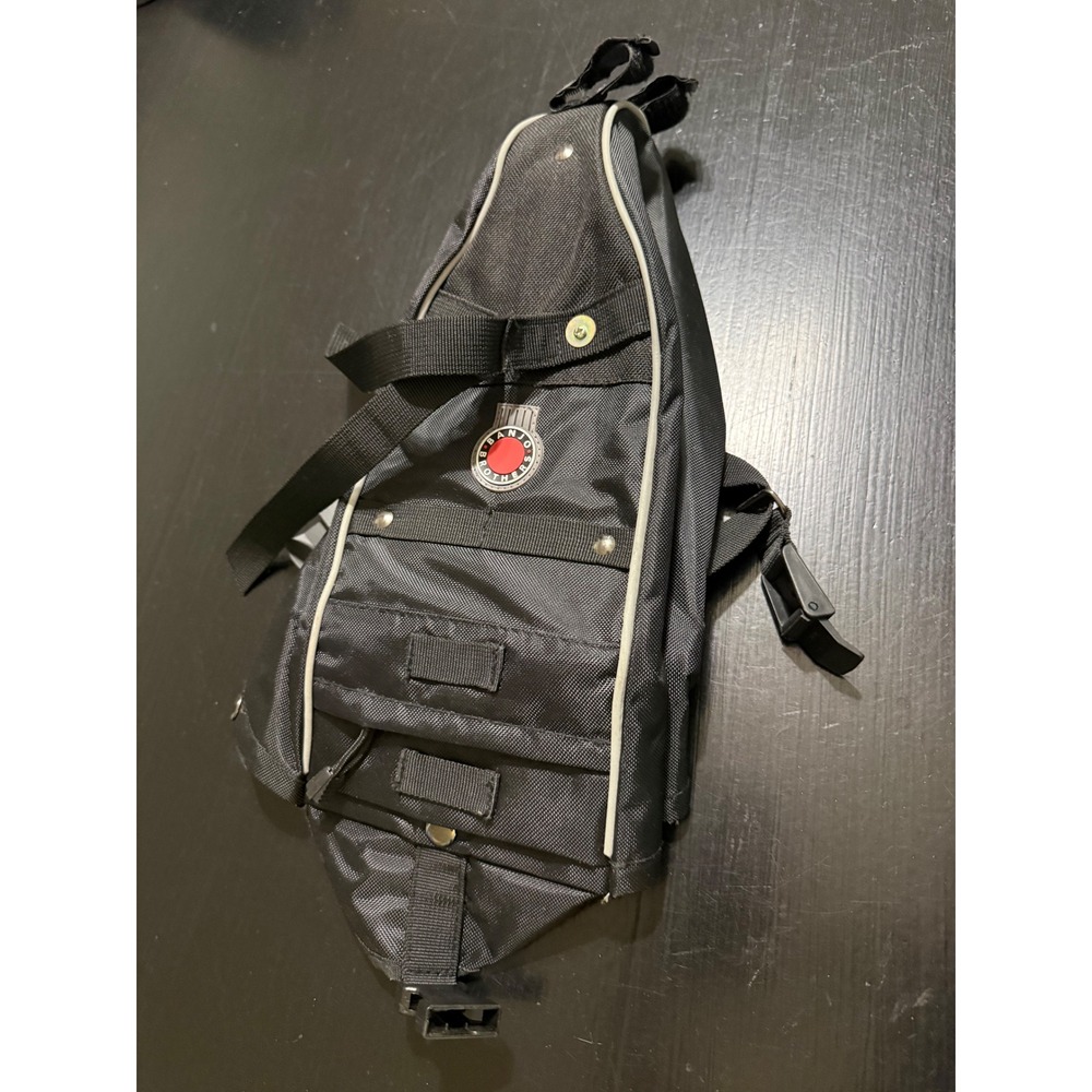 Banjo Brothers Saddle Trunk Bicycle Bag Black Large Seat Pack Reflective